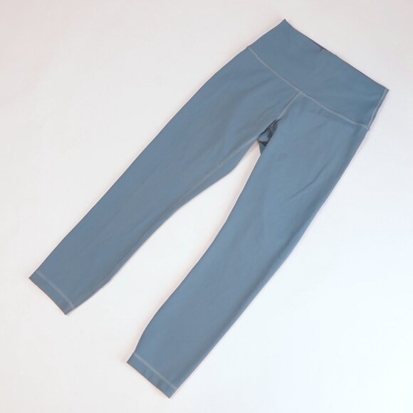 Lululemon Wunder Train Leggings High Rise Crop 23" Dusty Blue - Size 6 - Picture 1 of 6